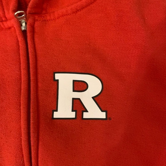 KIDS RUTGERS UNIVERSITY ZIP UP HOODIE SWEATSHIRT - Picture 2 of 5